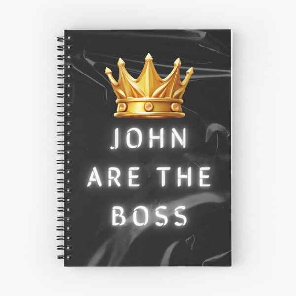 Item preview, John are the boss designed and sold by NovaMode.