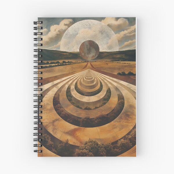 Item preview, Mystic Vortex in Surreal Landscape designed and sold by Catloaf Art.