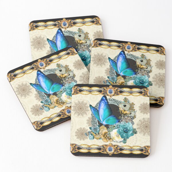 Item preview, Flores De Mariposa Y Mandala Azul designed and sold by Clitus.