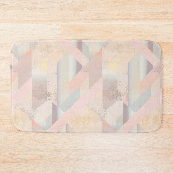 Item preview, Pastel Geometric Sunset Pattern designed and sold by THE PRINTED SQUARE STUDIO.