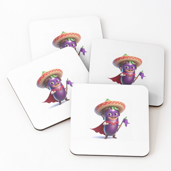 Item preview, Aubergine Superhero designed and sold by JoyPhotoArt.