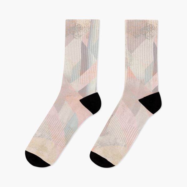 Item preview, Pastel Geometric Sunset Pattern designed and sold by THE PRINTED SQUARE STUDIO.