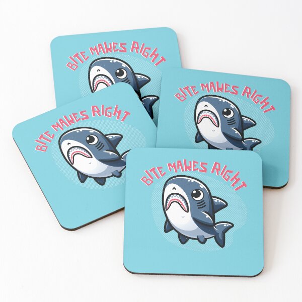 Item preview, Shark-Bite Makes Right  designed and sold by DineshArtShop.