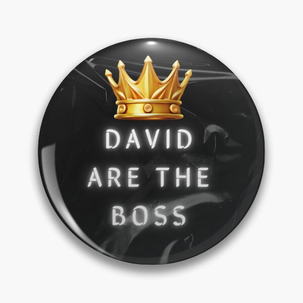 Item preview, David are the boss designed and sold by NovaMode.