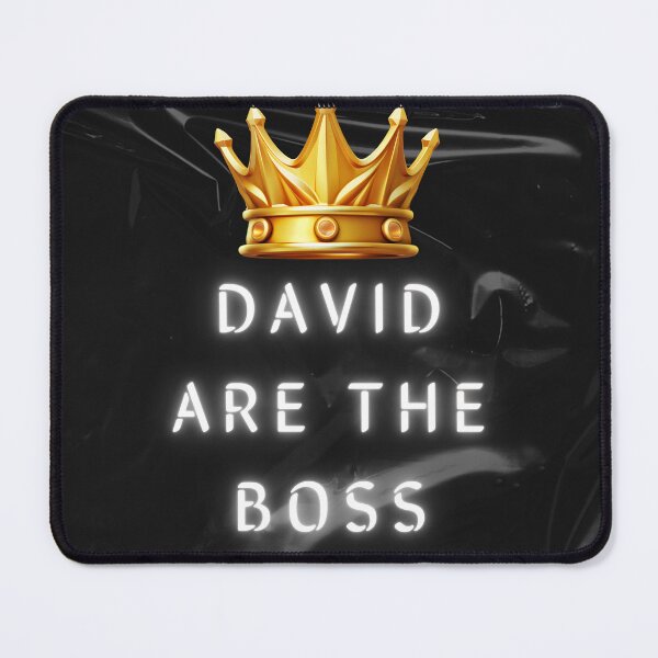 Item preview, David are the boss designed and sold by NovaMode.