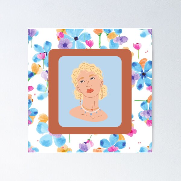 Item preview, Flower Woman designed and sold by BEYZA PARPAR.