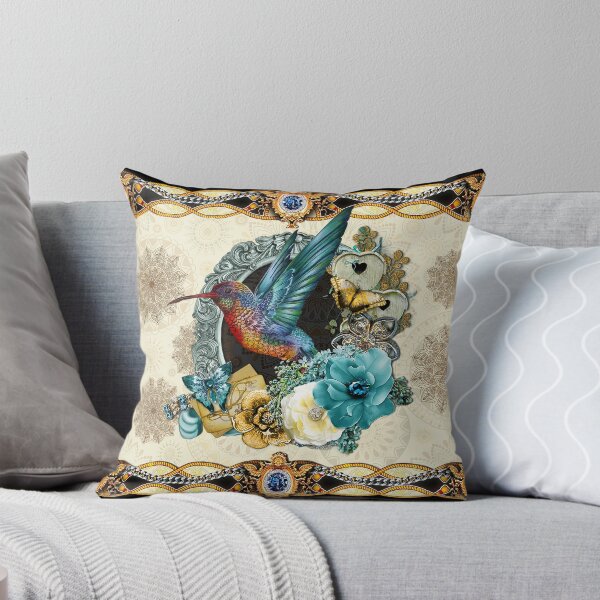Item preview, Hummingbird And Mandala Flowers designed and sold by Clitus.