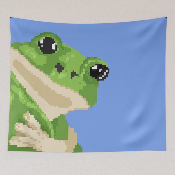 Item preview, cute froggie! designed and sold by AmusedBirdArt.
