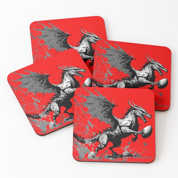 Item preview, Welsh Rugby Dragon designed and sold by MandWthings.