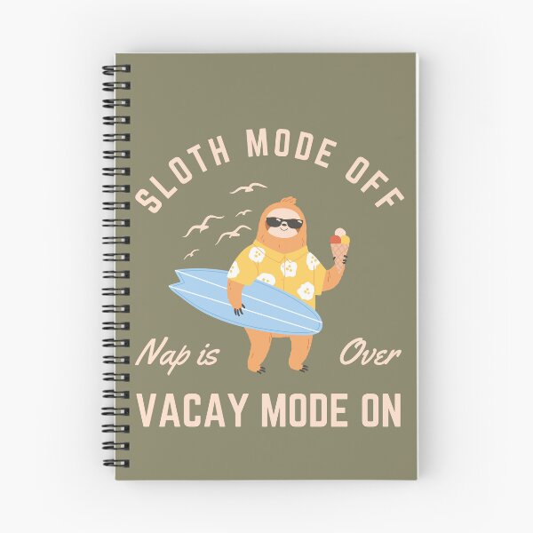 Item preview, Sloth's Beach Adventure - Vacay Mode On designed and sold by pocketart2023.