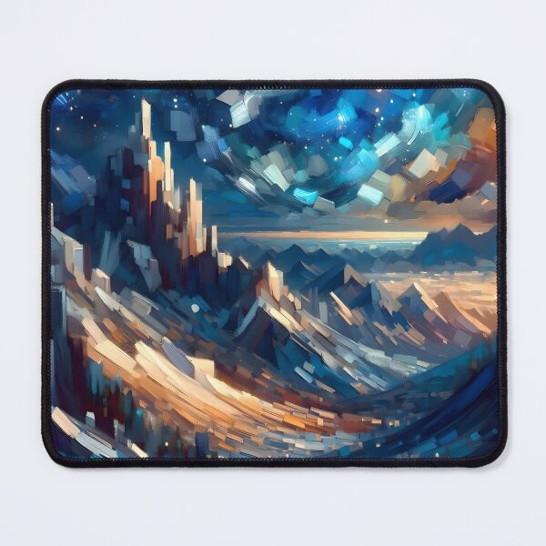 Item preview, The Veiled Valley A Twilight's Whisper print and art desk mat amazon designed and sold by naivnoia.