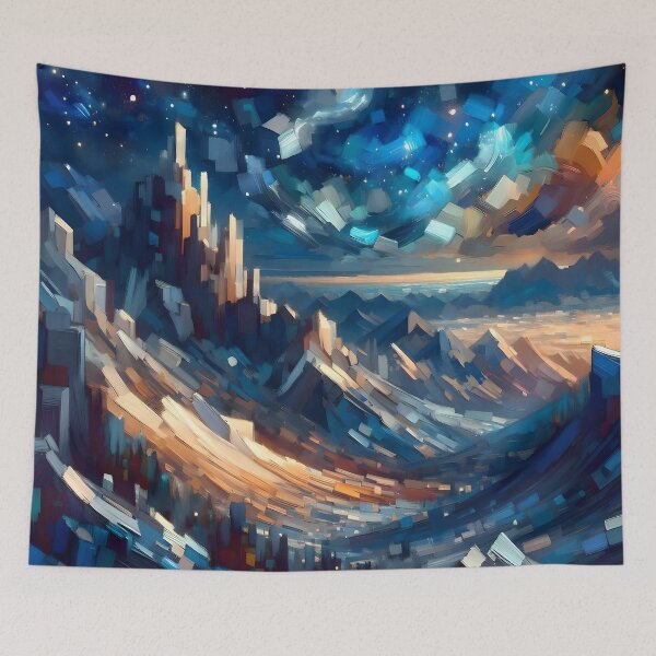 Item preview, The Veiled Valley A Twilight's Whisper print and  art desk mat amazon designed and sold by naivnoia.