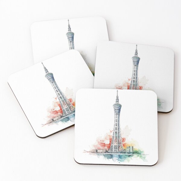 Item preview, Guangzhou's Soaring Spiral: Canton Tower, Unveiling Cityscapes designed and sold by NegarinFashions.