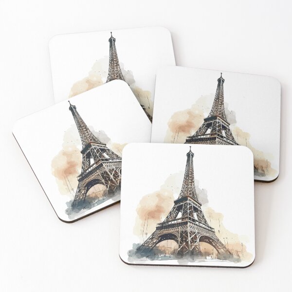 Item preview, Parisian Icon: The Eiffel Tower Soars Above the City designed and sold by NegarinFashions.