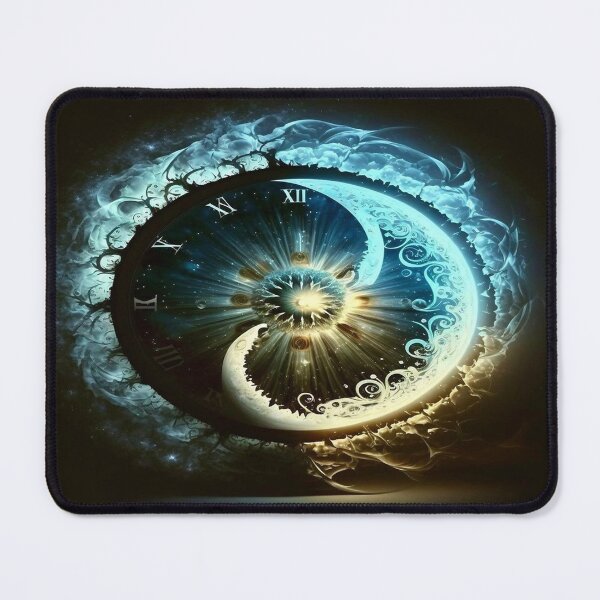 Item preview, The Clock of Eternity: An abstract work of art that captures the mystery of time ⏰✨ designed and sold by TroviTutto.