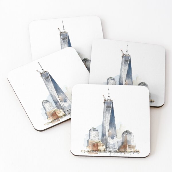 Item preview, Soaring Above NYC: One World Trade Center, Symbol of Resilience designed and sold by NegarinFashions.
