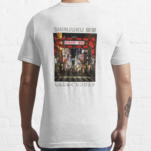 Item preview, Shinjuku night life, Tokyo Japan, Yamanote line collection designed and sold by Genki Tee.
