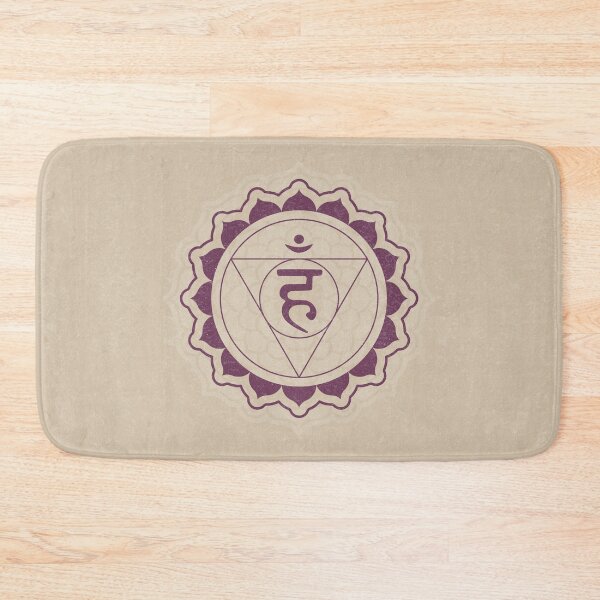 Item preview, Throat Chakra Mandala - Dove + Beet designed and sold by Irene Estelle.