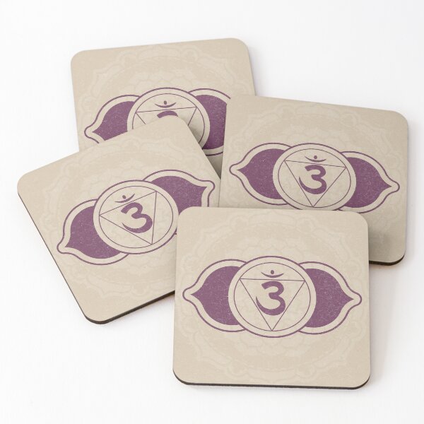 Item preview, Third Eye Chakra Mandala - Dove + Beet designed and sold by Irene Estelle.