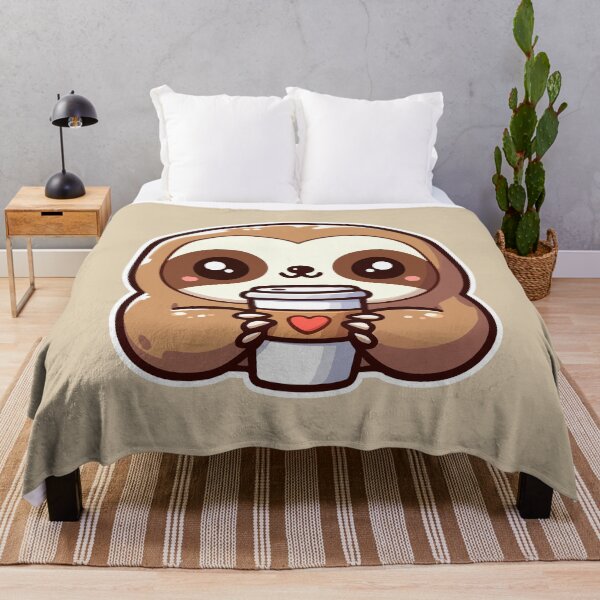 Item preview, Kawaii Cute Sloth Drinking Coffee 1 | Pets and Animals for Men and Women t-shirt designed and sold by panchiTWO.
