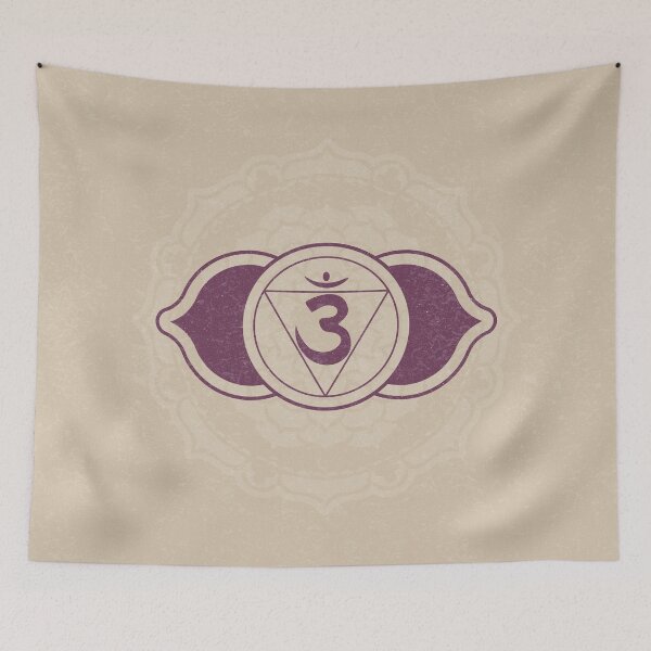 Item preview, Third Eye Chakra Mandala - Dove + Beet designed and sold by Irene Estelle.