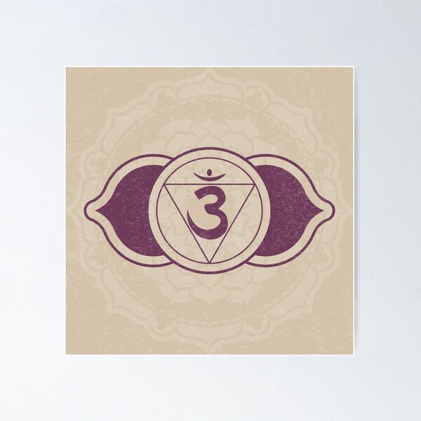 Item preview, Third Eye Chakra Mandala - Dove + Beet designed and sold by Irene Estelle.