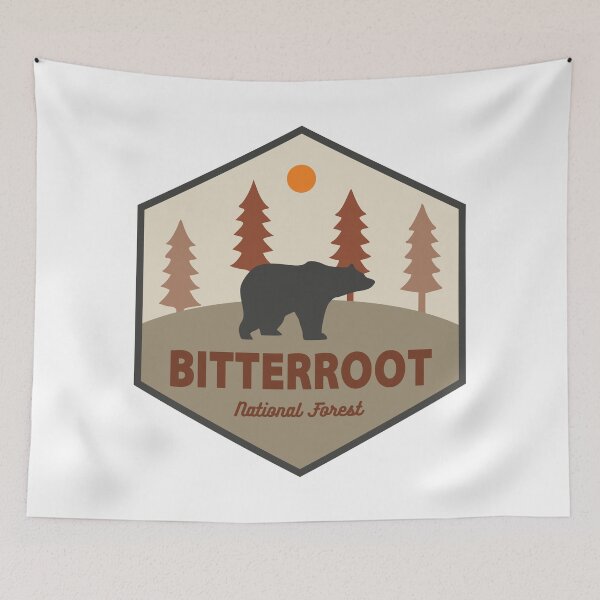 Item preview, Bitterroot National Forest Bear designed and sold by Esskay Designs.