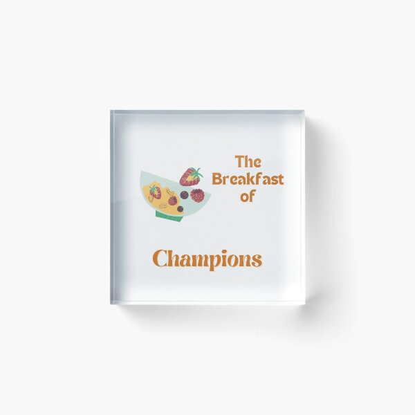 Item preview, The Breakfast of Champions designed and sold by ReelRide Creations.