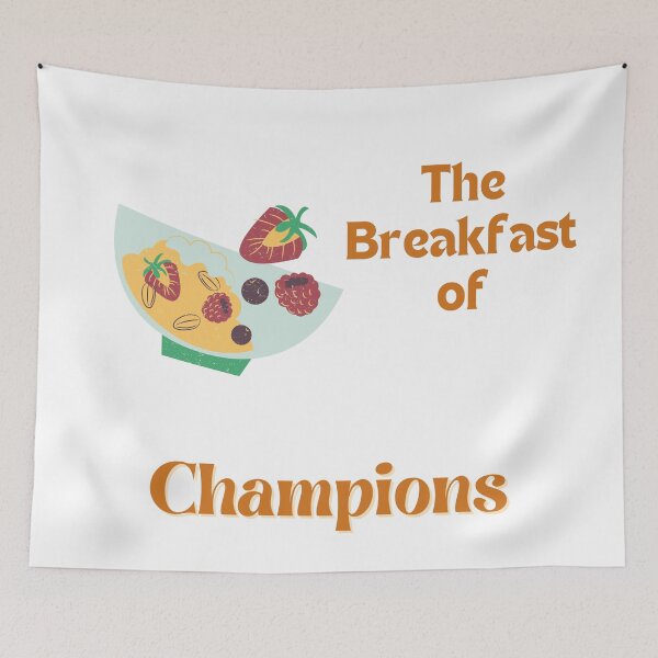 Item preview, The Breakfast of Champions designed and sold by ReelRide Creations.