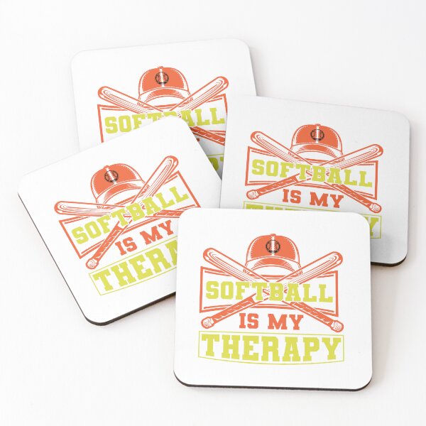 Item preview, softball is my therapy designed and sold by ThreadBeat.