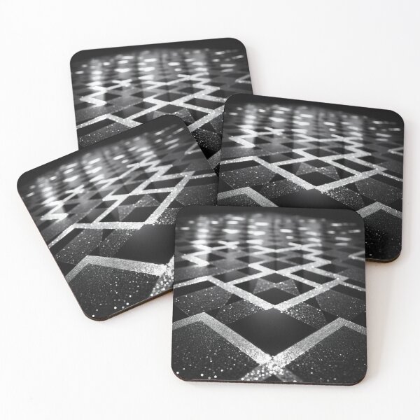 Item preview, Black and White Glitter Pattern designed and sold by Simplybe1.
