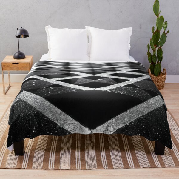 Item preview, Black and White Glitter Pattern designed and sold by Simplybe1.