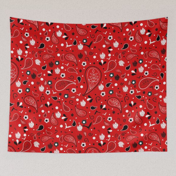 Item preview, Red bandana pattern designed and sold by Themys24.