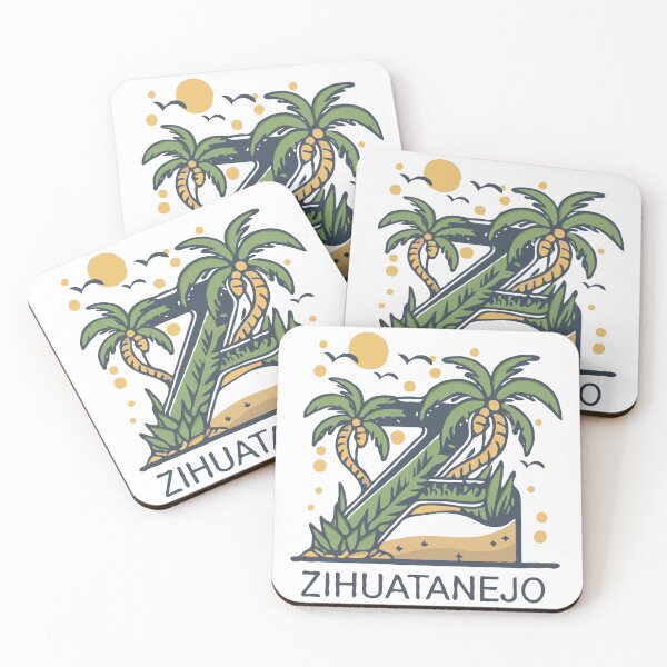 Item preview, Zihuantanejo, Mexico packet corner art designed and sold by MommyVibeArts.