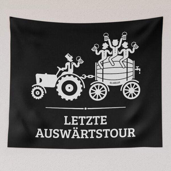 Item preview, Last away tour (truck / beer keg / bachelor party / black) designed and sold by Roderix.