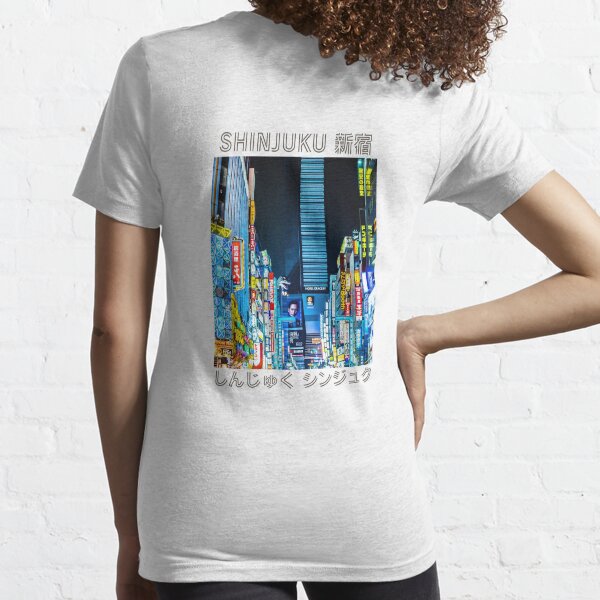 Item preview, Shinjuku night life, Tokyo Japan, Yamanote line collection designed and sold by Genki Tee.
