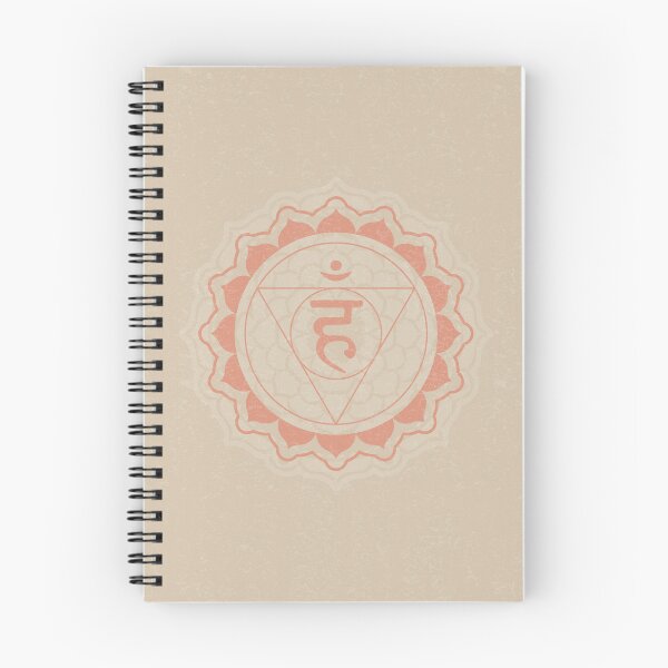 Item preview, Throat Chakra Mandala - Dove + Coral designed and sold by Irene Estelle.