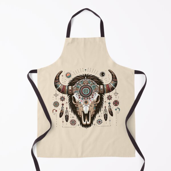 Item preview, Bison Skull Decorated designed and sold by Bomba Visual.