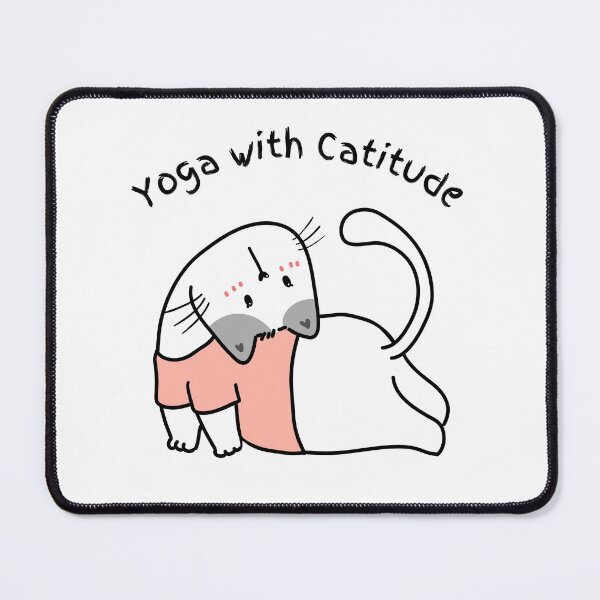 Item preview, Yoga with Catitude designed and sold by LyricsWear.