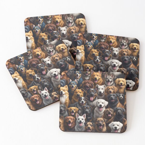 Item preview, Smiley dogs designed and sold by artworkpro2024.