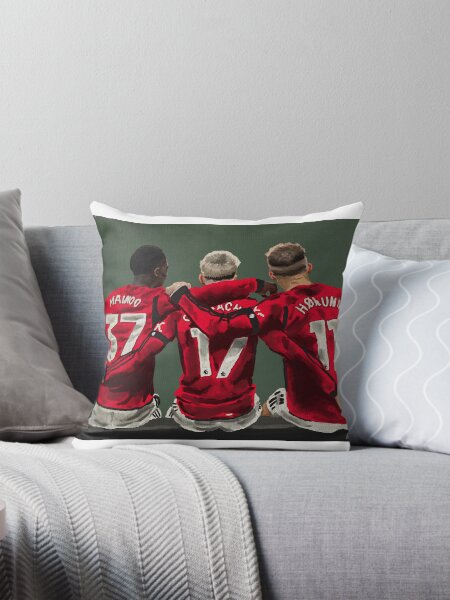 Item preview, Portrait painting of Kobbie Mainoo, Alejandro Garnacho, Rasmus Højlund of Manchester United  designed and sold by thehat24.