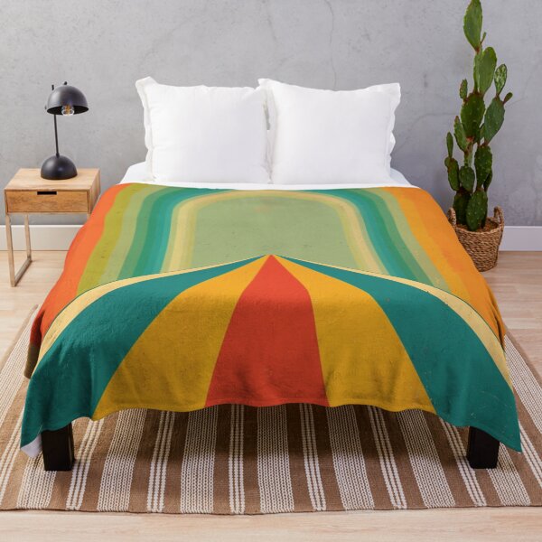 Item preview, Colorful Retro Style Stripes And Arches 60s 70s Geometric Design designed and sold by GrinGalore.