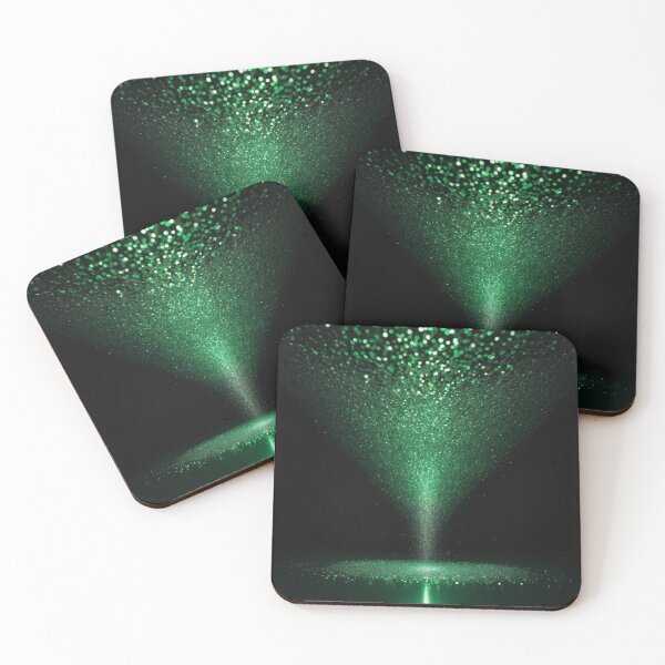 Item preview, Black and Green Glitter Pattern designed and sold by Simplybe1.