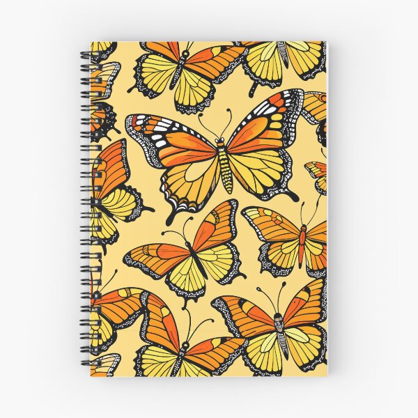 Item preview, Mini Monarch Butterfly Vintage Line Drawing Wallpaper Patterns designed and sold by Rosa Elena Albornoz Mendez.