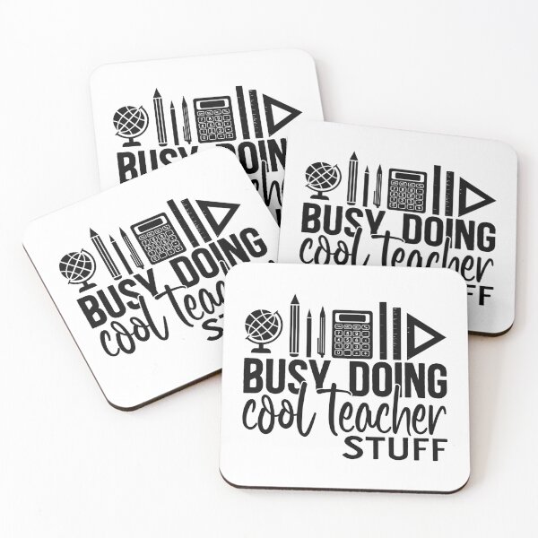 Item preview, Busy doing cool teacher stuff designed and sold by EmeraldeaArt.