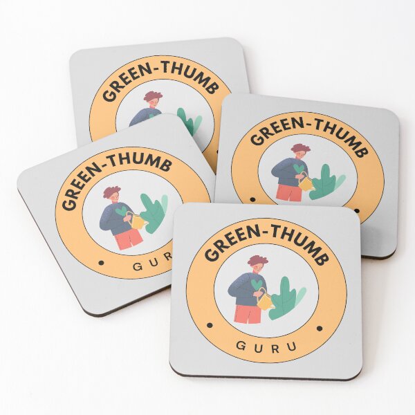 Item preview, Green-thumb guru designed and sold by Sleek Sketch Studio.