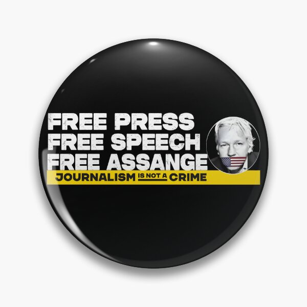 Item preview, Free Julian Assange designed and sold by Tia-tez.