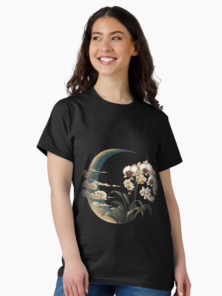 Thumbnail 2 of 7, Classic T-Shirt, Love between Fairy and Devil Chinese Drama - Moon Supreme and Fairy Orchid's Celestial Romance designed and sold by NerdiPop.