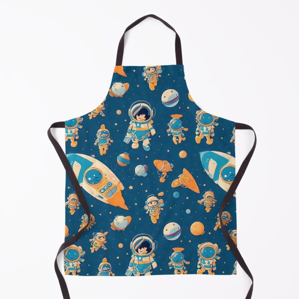 Item preview, Astronauts and spaceship pattern designed and sold by Working-Woman.