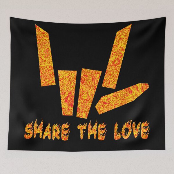 Item preview, Share The Love Firey designed and sold by Tia-tez.